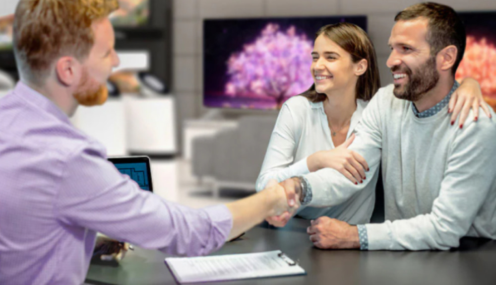 Потренироваться в продажах техники LG